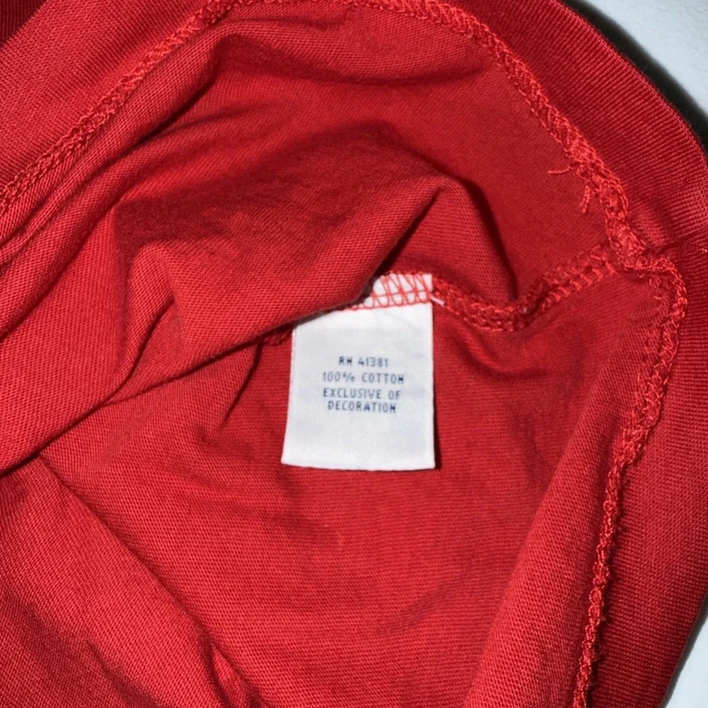 Polo Ralph Lauren Classic‎ Fit Soft Cotton Crewneck Long Sleeve Shirt Red Sz Med